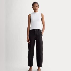 Everlane Women's Utility Barrel Jean - Black